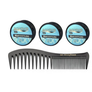 Bonhair Bubble Waxy Styling Wax 3 stuks
